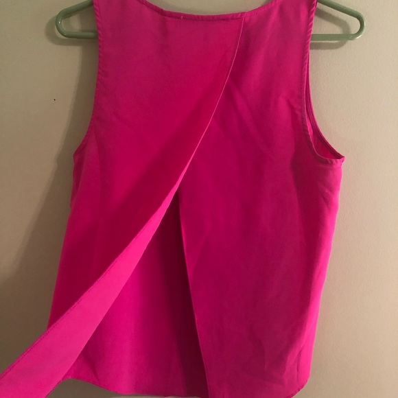 Bright Pink Open Back Tank - Picture 3 of 3